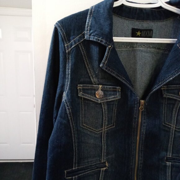 JACKET JEAN - BY MXM SIZE 14. WORN ONCE! - Picture 1 of 7